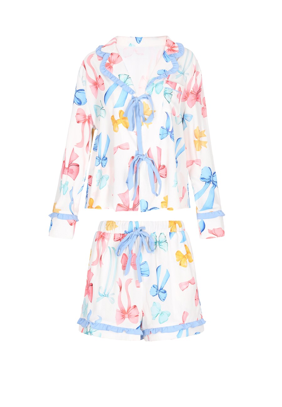 Короткий пижамный комплект faina, светло-синий
Короткий пижамный комплект faina, светло-синий