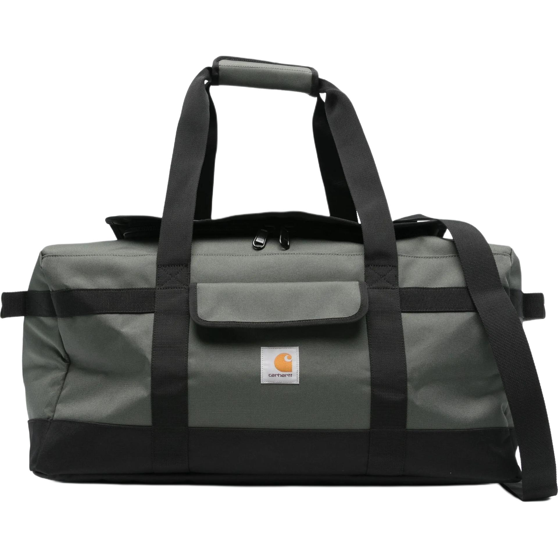 Carhartt WIP 57-литровая дорожная сумка из переработанного полиэстера для мужчин, серо-зеленый
Carhartt WIP 57-литровая дорожная сумка из переработанного полиэстера для мужчин, серо-зеленый