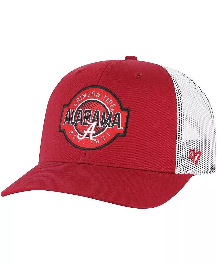 Регулируемая шапка Crimson Alabama Crimson Tide Scramble Trucker для мальчиков и девочек '47 Brand
Регулируемая шапка Crimson Alabama Crimson Tide Scramble Trucker для мальчиков и девочек '47 Brand