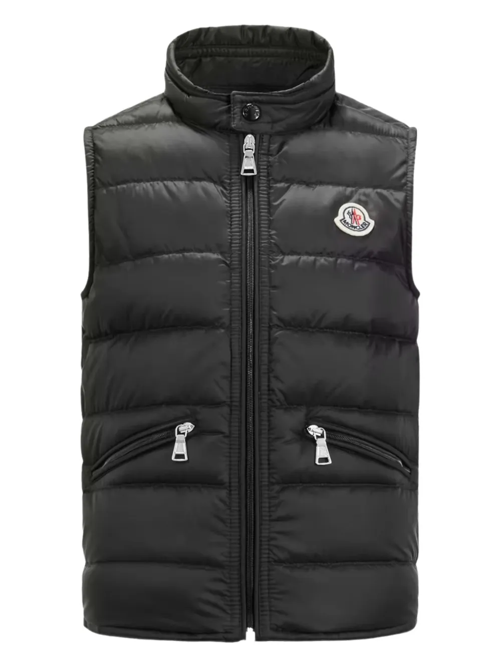 Пуховик на молнии Moncler Enfant, черный
Пуховик на молнии Moncler Enfant, черный