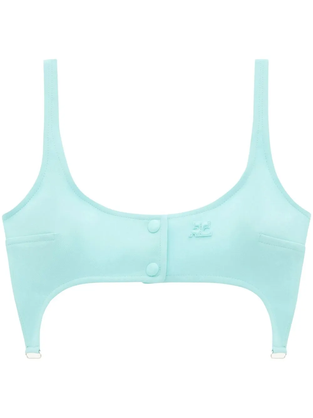 Твиловый бюстгальтер Courrèges, синий
Твиловый бюстгальтер Courrèges, синий