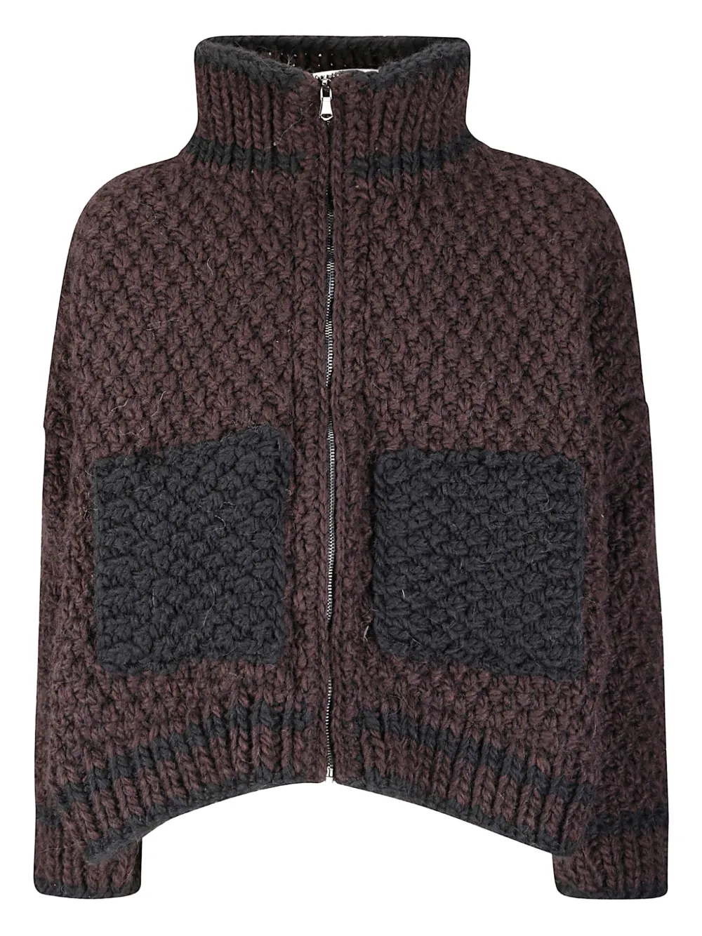 Стёганая трикотажная куртка Handmade, коричневый
Стёганая трикотажная куртка Handmade, коричневый