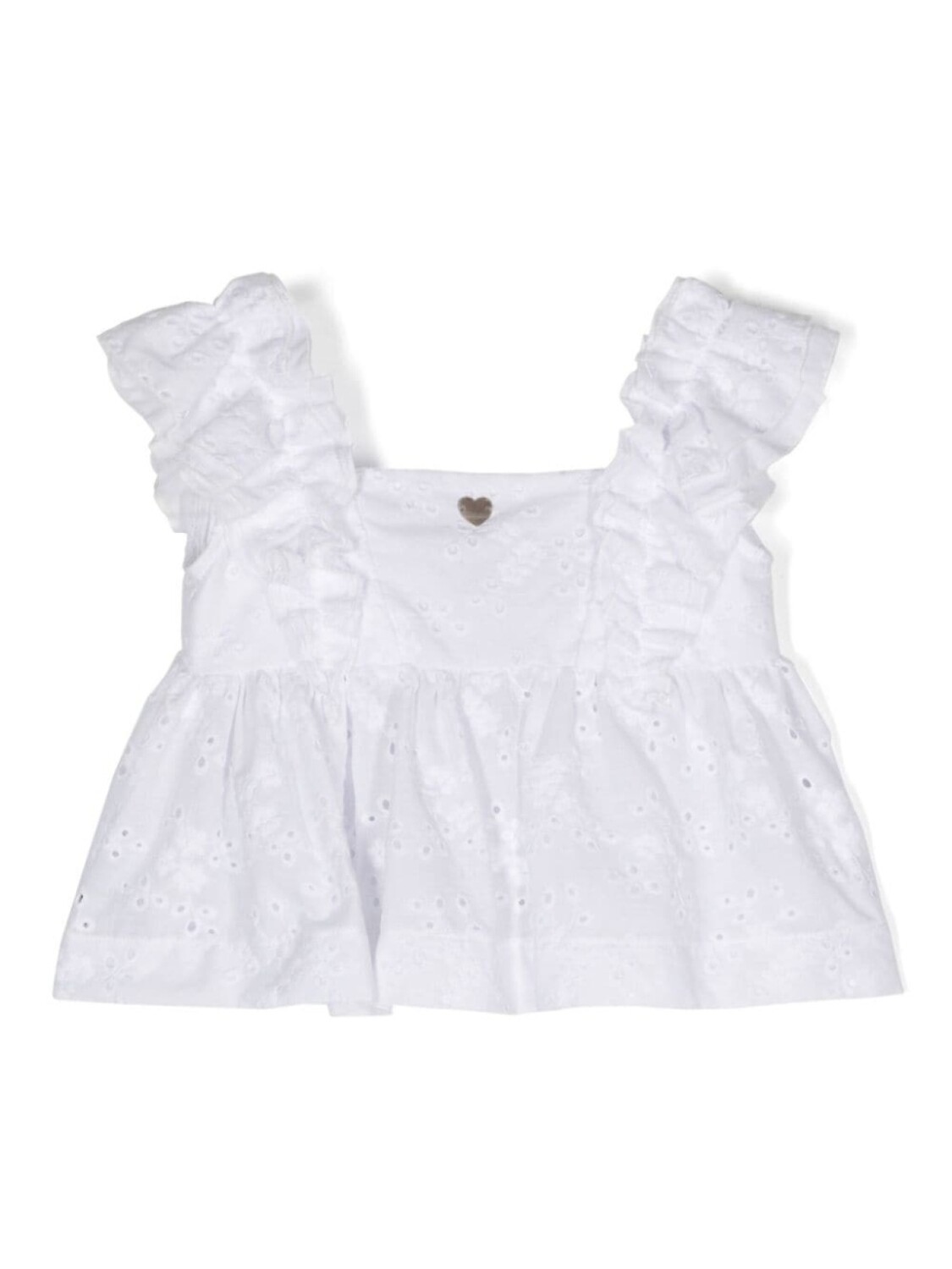 Monnalisa блузка с английской вышивкой, белый
Monnalisa блузка с английской вышивкой, белый