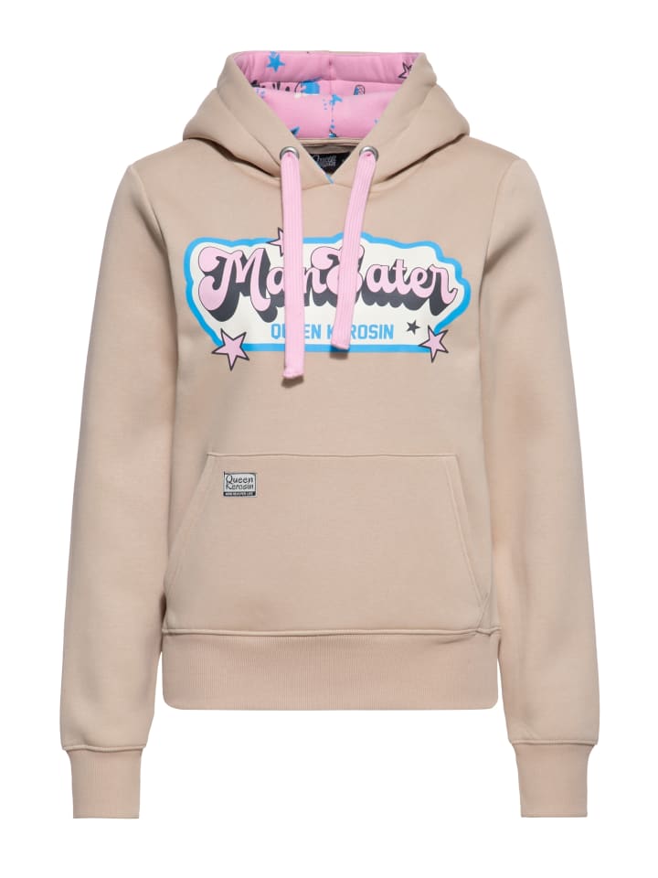 Толстовка с капюшоном Queen Kerosin Man Eater бежевого цвета Queen Kerosin
Толстовка с капюшоном Queen Kerosin Man Eater бежевого цвета Queen Kerosin