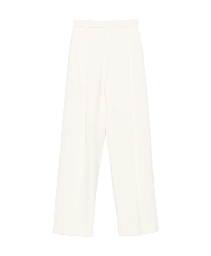 Матовые белые плиссированные брюки Elisabetta Franchi, белый
Матовые белые плиссированные брюки Elisabetta Franchi, белый