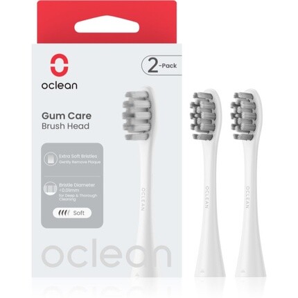 Сменная насадка для щетки Gum Care P1S12 W02 — упаковка из 2 шт. Oclean
Сменная насадка для щетки Gum Care P1S12 W02 — упаковка из 2 шт. Oclean