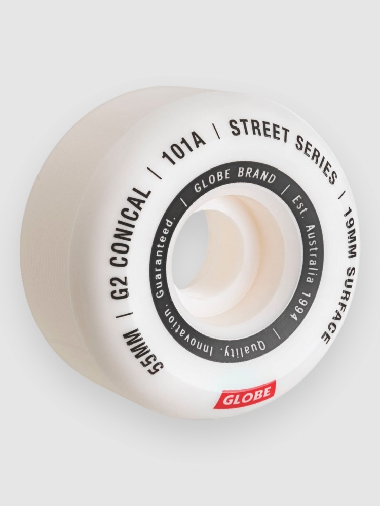 Ролики Globe G2 Conical Street 55mm Rollen, white/essential
Ролики Globe G2 Conical Street 55mm Rollen, white/essential