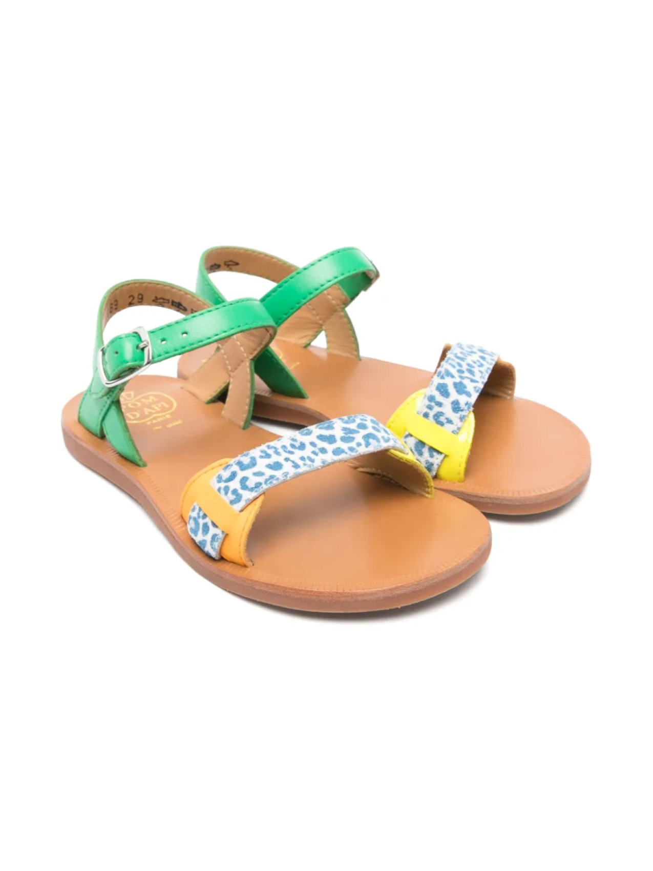 Pom D'api кожаные сандалии, зеленый
Pom D'api кожаные сандалии, зеленый