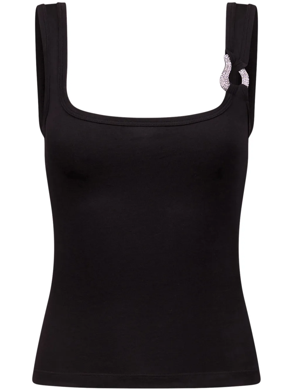 Топ с кристаллами AREA, черный
Топ с кристаллами AREA, черный