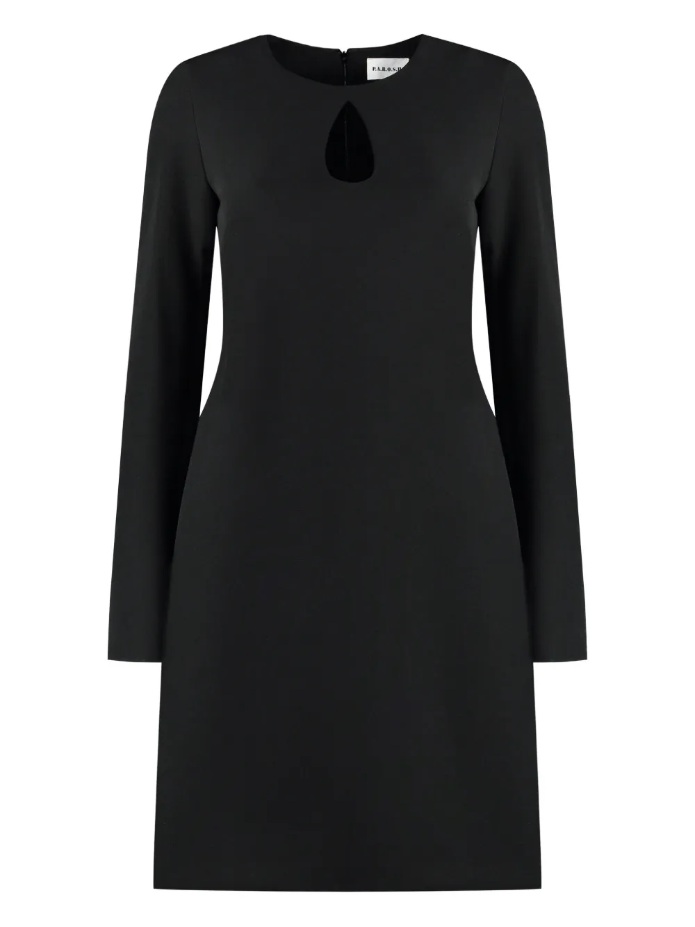 Платье миди с вырезом P.A.R.O.S.H., черный
Платье миди с вырезом P.A.R.O.S.H., черный