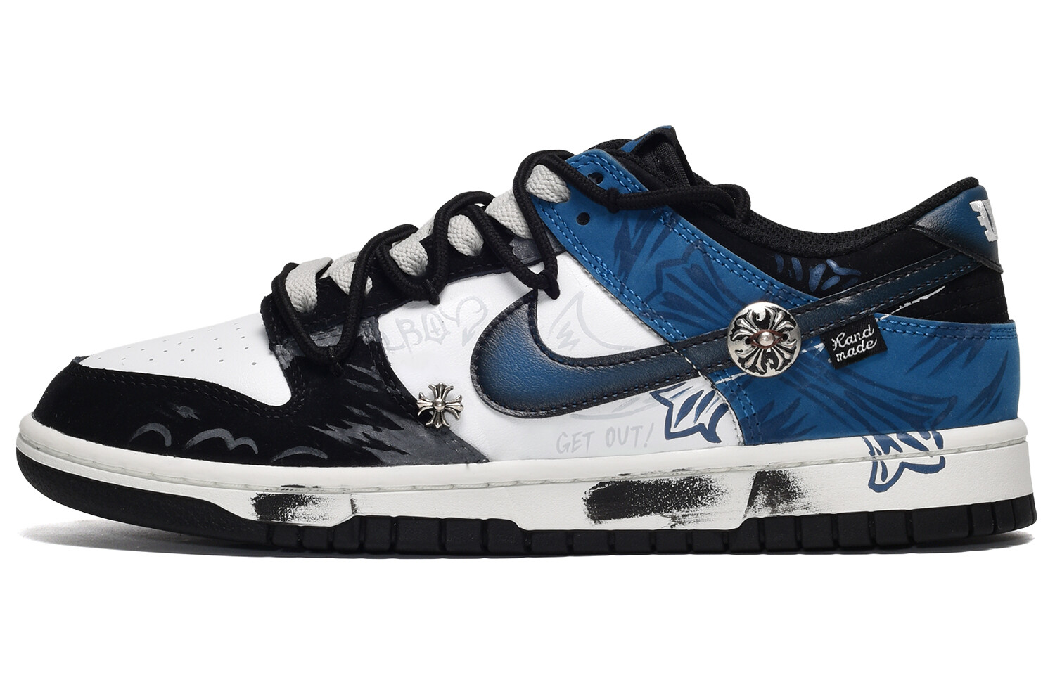 Кроссовки Nike Dunk Skateboarding Shoes Unisex Low-top University Blue/Black/White, синий
Кроссовки Nike Dunk Skateboarding Shoes Unisex Low-top University Blue/Black/White, синий