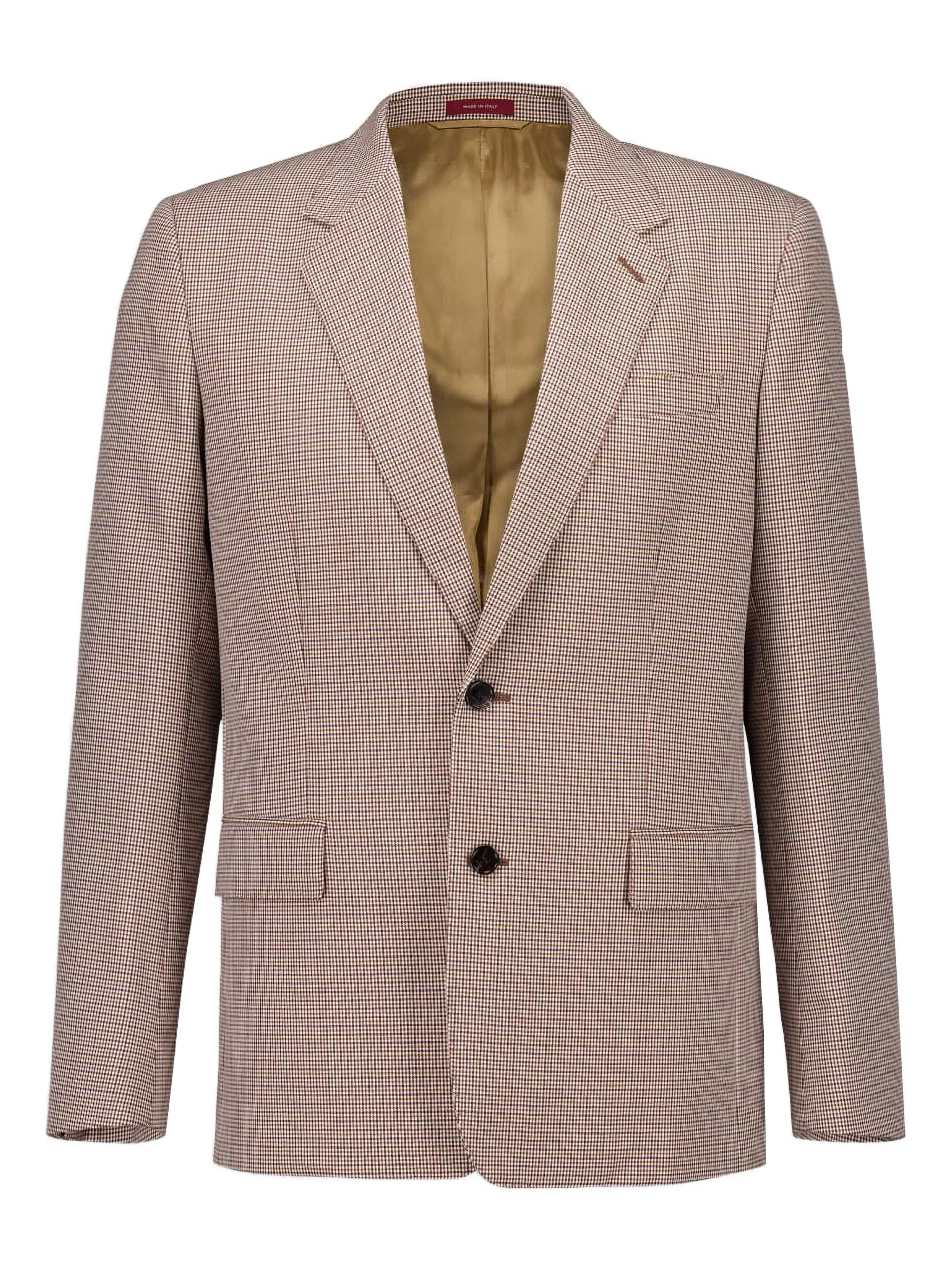 Пиджак в клетку гингем Gucci, коричневый
Пиджак в клетку гингем Gucci, коричневый