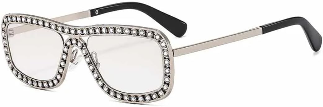 Модные женские солнцезащитные очки в металлической прямоугольной оправе со стразами, стильные мужские очки для путешествий, с защитой от УФ-излучения UV400 TVTBBVV, Silver Silver
Модные женские солнцезащитные очки в металлической прямоугольной оправе со стразами, стильные мужские очки для путешествий, с защитой от УФ-излучения UV400 TVTBBVV, Silver Silver