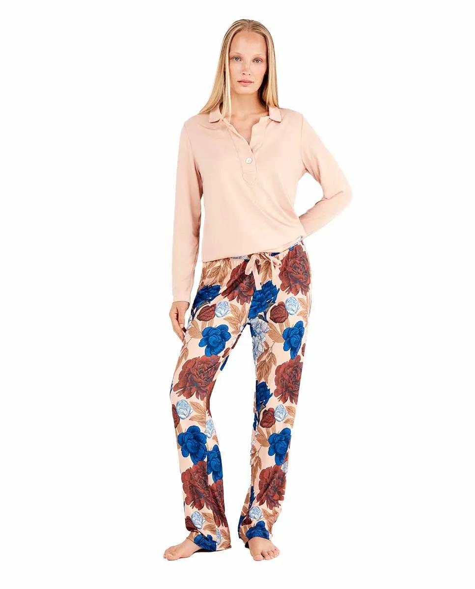 Женская пижама с цветочным принтом Gisela, розовый
Женская пижама с цветочным принтом Gisela, розовый