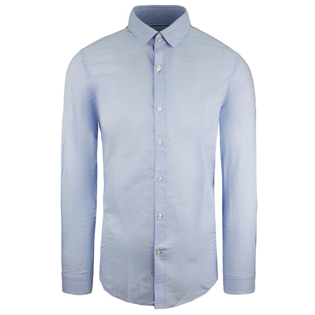 Приталенная мужская синяя рубашка Lacoste, синий
Приталенная мужская синяя рубашка Lacoste, синий