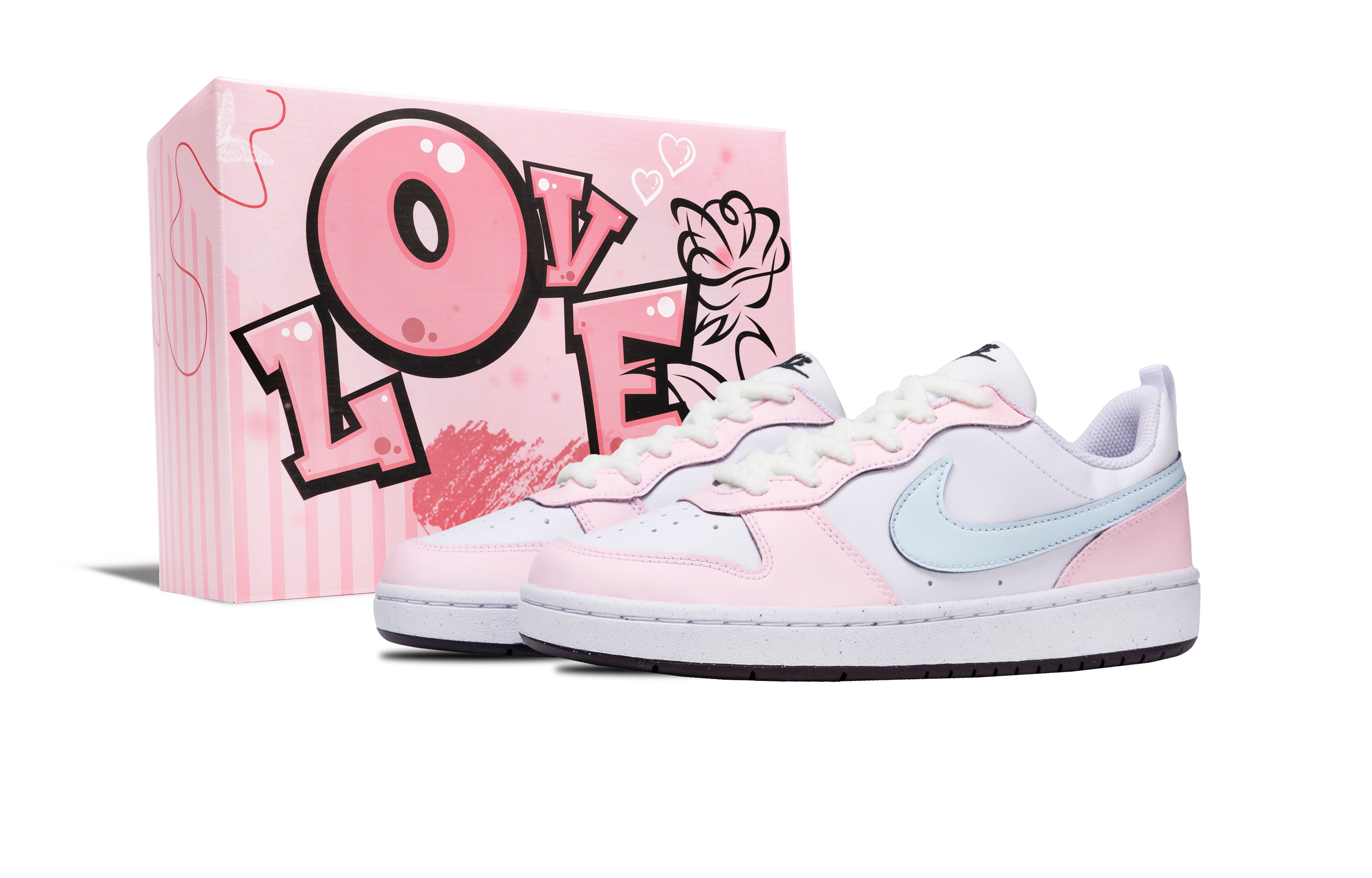 Детские кроссовки для скейтбординга Court Borough LOW RECRAFT с противоскользящим износостойким верхом для подростков Nike, розовый
Детские кроссовки для скейтбординга Court Borough LOW RECRAFT с противоскользящим износостойким верхом для подростков Nike, розовый