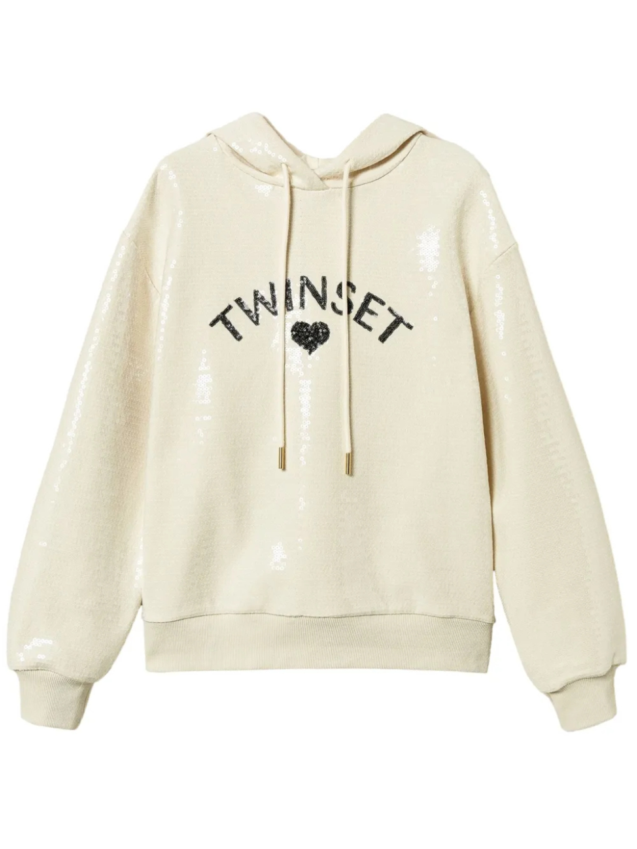 TWINSET худи с логотипом, нейтральный
TWINSET худи с логотипом, нейтральный