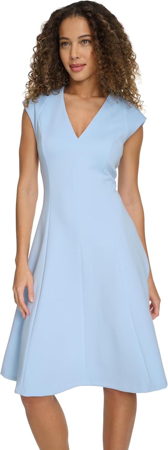 Женское платье Calvin Klein с расклешенным лифом и рукавами-крылышками, Lt Bayou
Женское платье Calvin Klein с расклешенным лифом и рукавами-крылышками, Lt Bayou