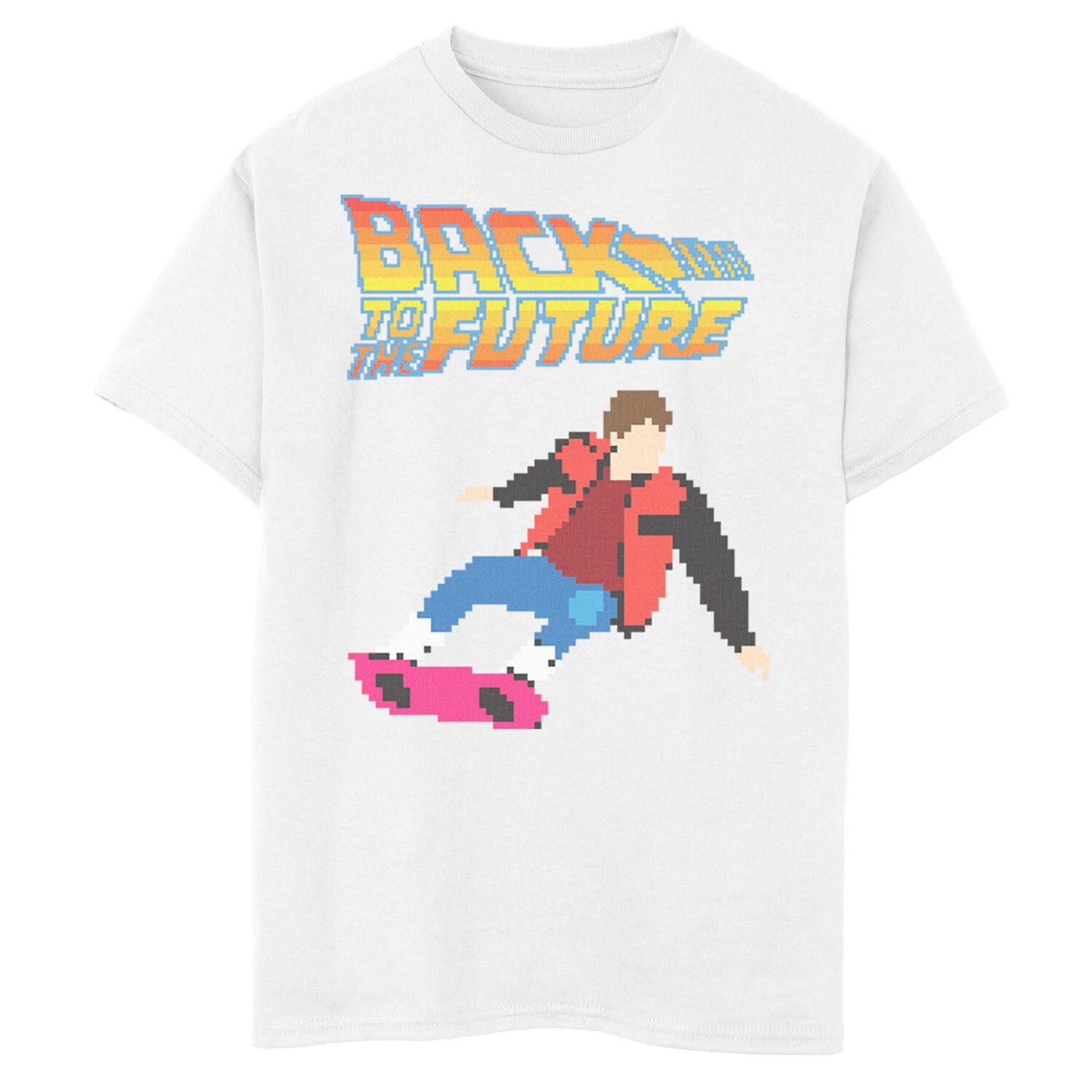 Футболка с изображением 8-битного Марти на ховерборде для мальчиков 8–20 лет «Назад в будущее» Licensed Character
Футболка с изображением 8-битного Марти на ховерборде для мальчиков 8–20 лет «Назад в будущее» Licensed Character