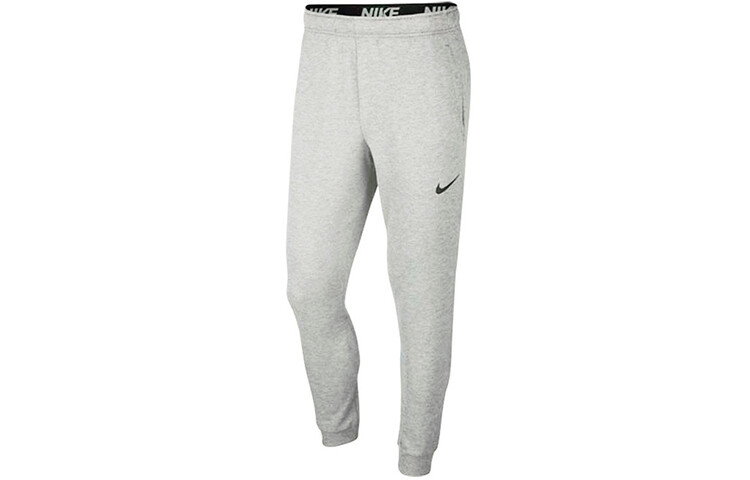 Трикотажные спортивные штаны мужские серые Nike, серый 
Трикотажные спортивные штаны мужские серые Nike, серый
