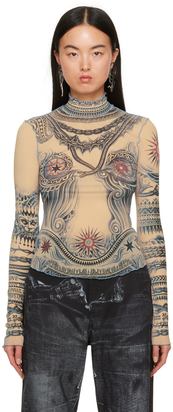 Бежевая водолазка Soleil Jean Paul Gaultier, Бежевый, Бежевая водолазка Soleil Jean Paul Gaultier
Бежевая водолазка Soleil Jean Paul Gaultier, Бежевый, Бежевая водолазка Soleil Jean Paul Gaultier