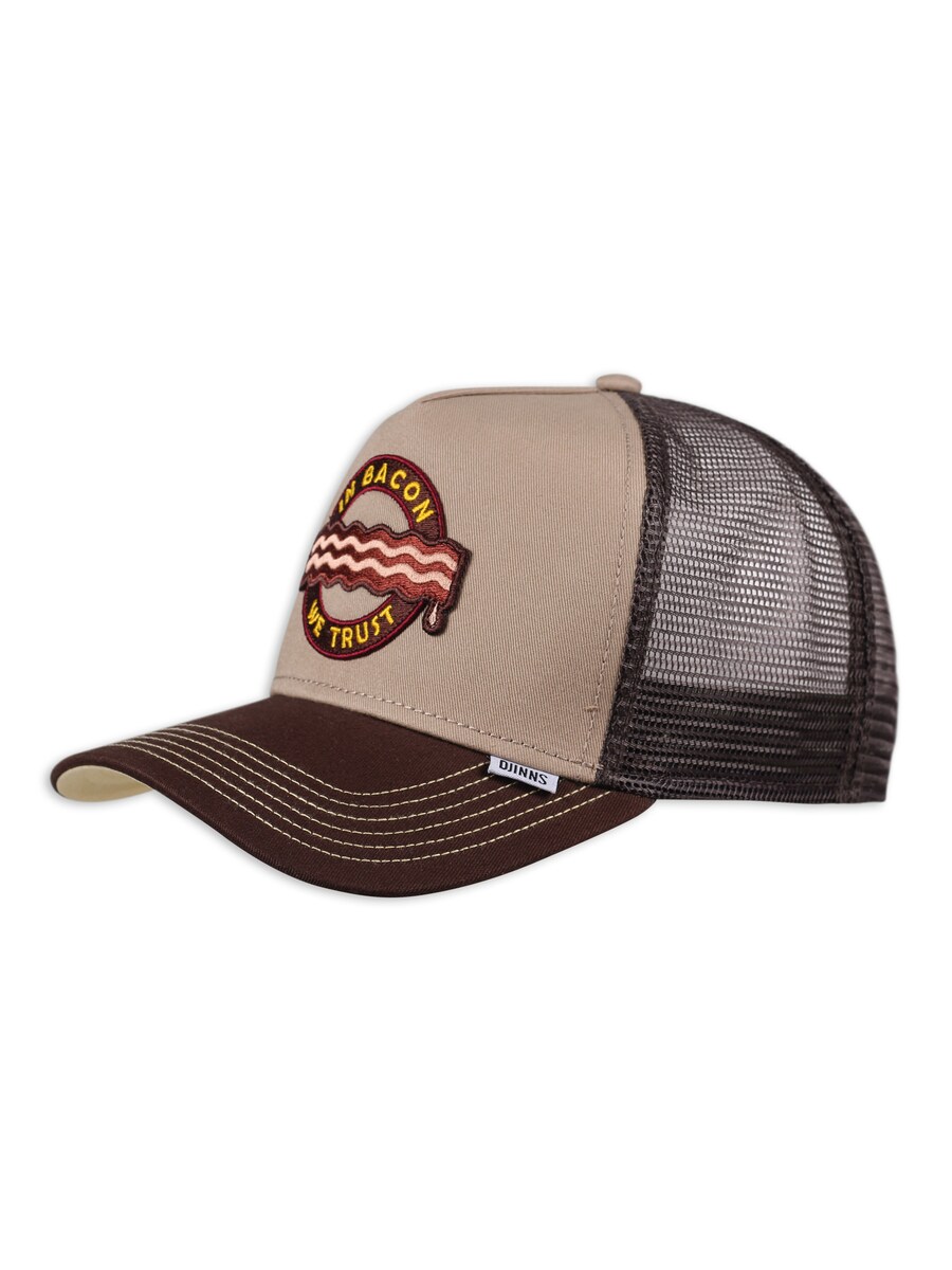 Бейсболка DJINNS Food Bacon, коричневый
Бейсболка DJINNS Food Bacon, коричневый