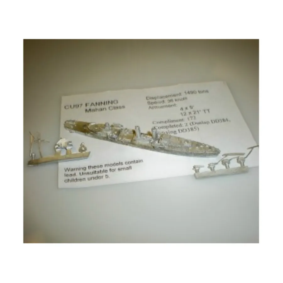 Фаннинг, Figurehead Ships - WWII Coastal Forces - United States (1:1250) (Noble Miniatures)
Фаннинг, Figurehead Ships - WWII Coastal Forces - United States (1:1250) (Noble Miniatures)