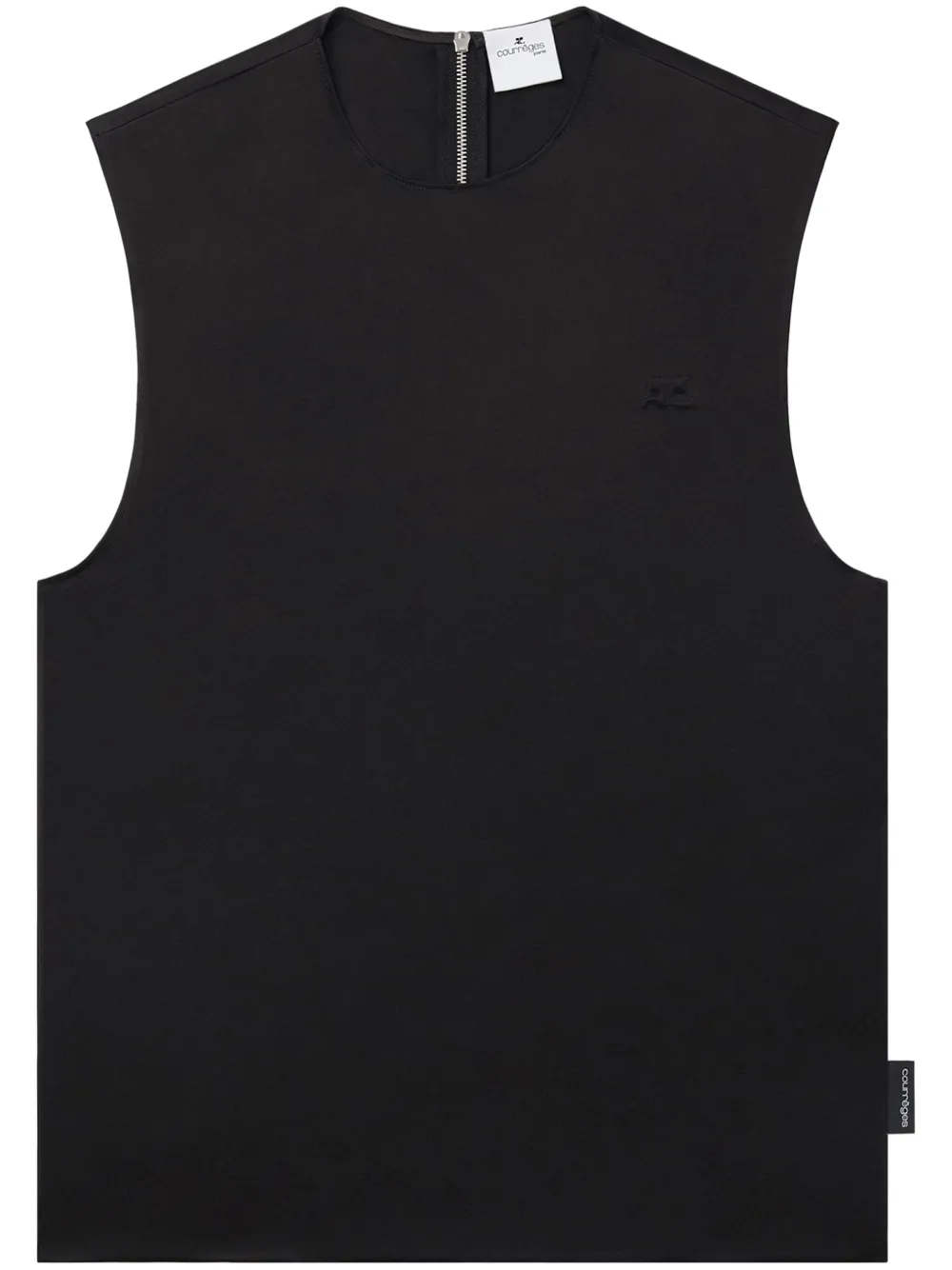 Атласный топ Courrèges, черный
Атласный топ Courrèges, черный