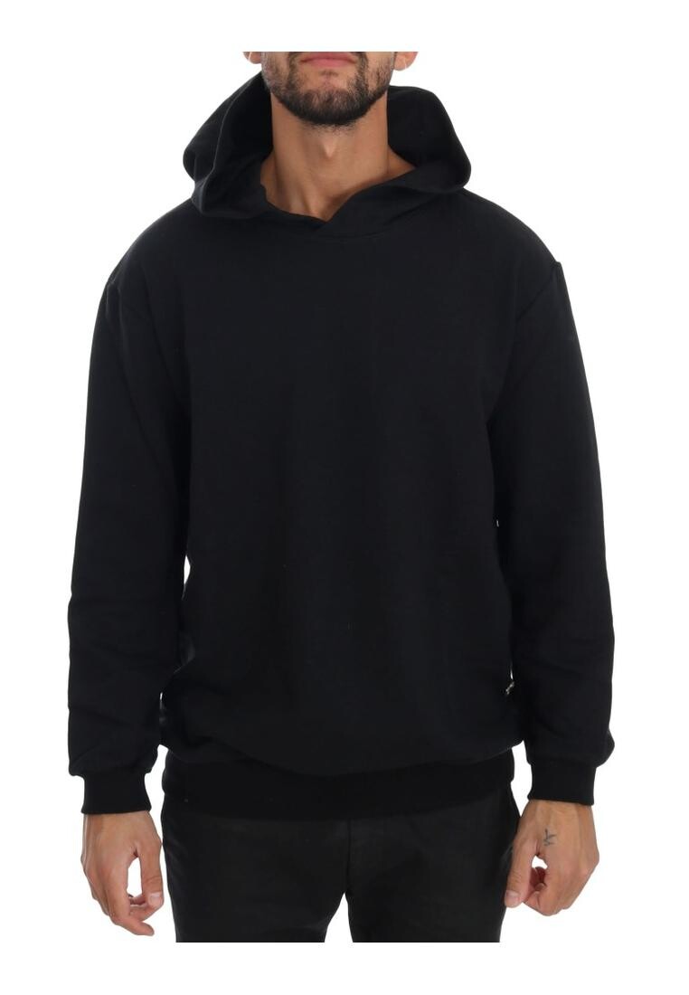 Хлопковый свитер с капюшоном Daniele Alessandrini, черный
Хлопковый свитер с капюшоном Daniele Alessandrini, черный