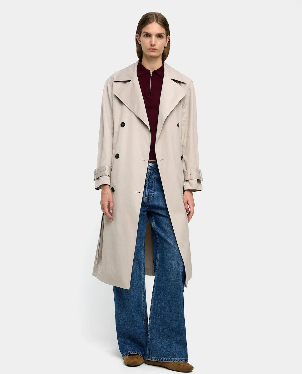 Женский длинный тренч с деталями в виде ремешков на рукавах Parfois, бежевый
Женский длинный тренч с деталями в виде ремешков на рукавах Parfois, бежевый