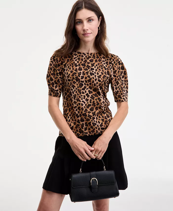 Женская футболка с объемными плечами On 34th, коричневый
Женская футболка с объемными плечами On 34th, коричневый