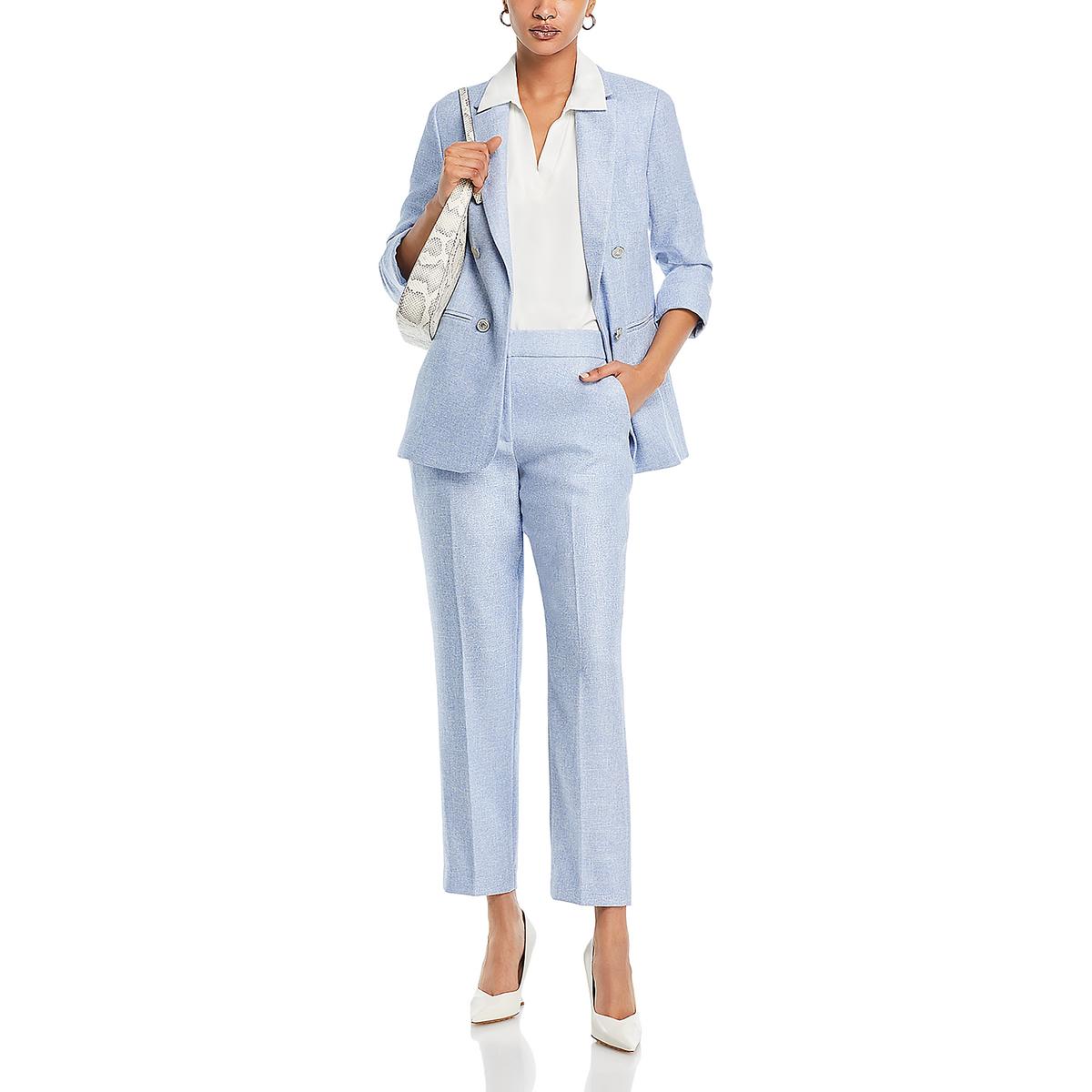 Женские однотонные брюки прямого покроя с карманами Tahari, синий
Женские однотонные брюки прямого покроя с карманами Tahari, синий