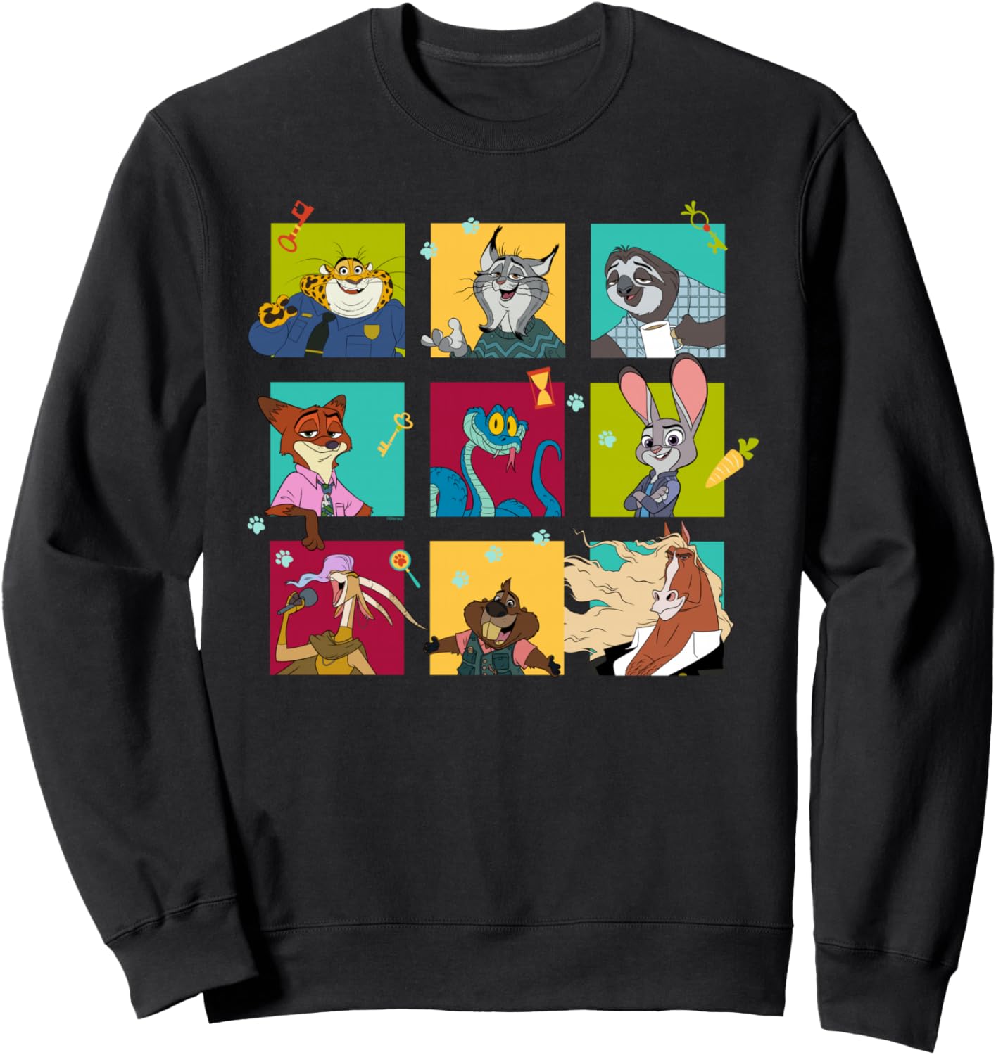 Толстовка с изображением персонажей мультфильма Disney «Зверополис 2», черный
Толстовка с изображением персонажей мультфильма Disney «Зверополис 2», черный