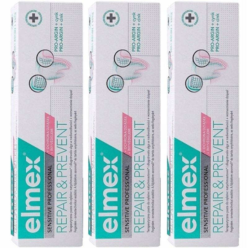 3x ELMEX Sensitive Professional Repair & Prevent зубная паста 75 мл Inna marka
3x ELMEX Sensitive Professional Repair & Prevent зубная паста 75 мл Inna marka