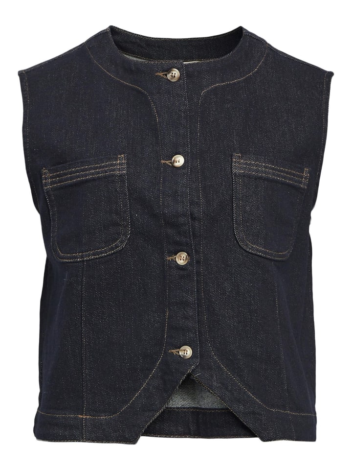 Object Жилет из темно-синей джинсовой ткани
Object Жилет из темно-синей джинсовой ткани