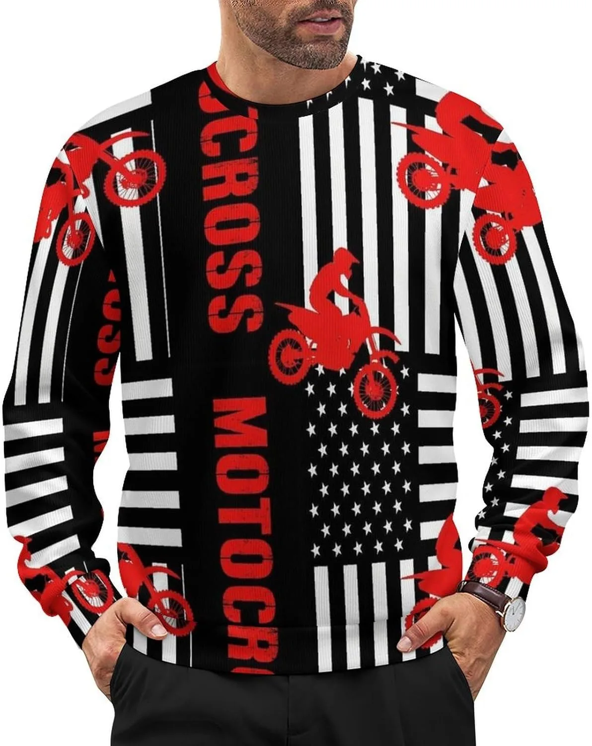 Мужской классический пуловер с длинными рукавами и круглым вырезом Meaudiwes
Мужской классический пуловер с длинными рукавами и круглым вырезом Meaudiwes