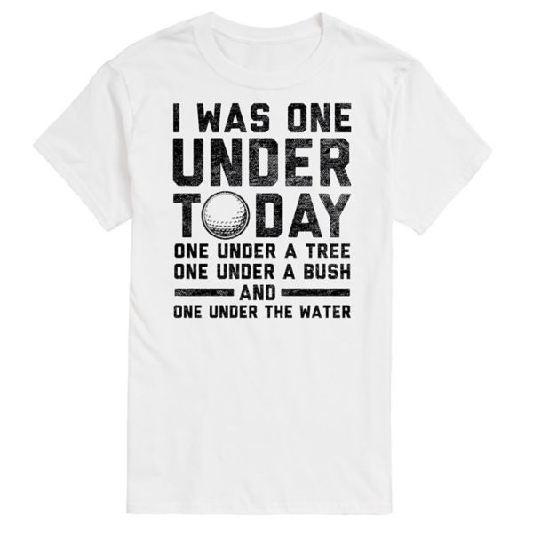 Футболка для гольфа с принтом «Сегодня мне было на одного меньше» Licensed Character, белый 
Футболка для гольфа с принтом «Сегодня мне было на одного меньше» Licensed Character, белый