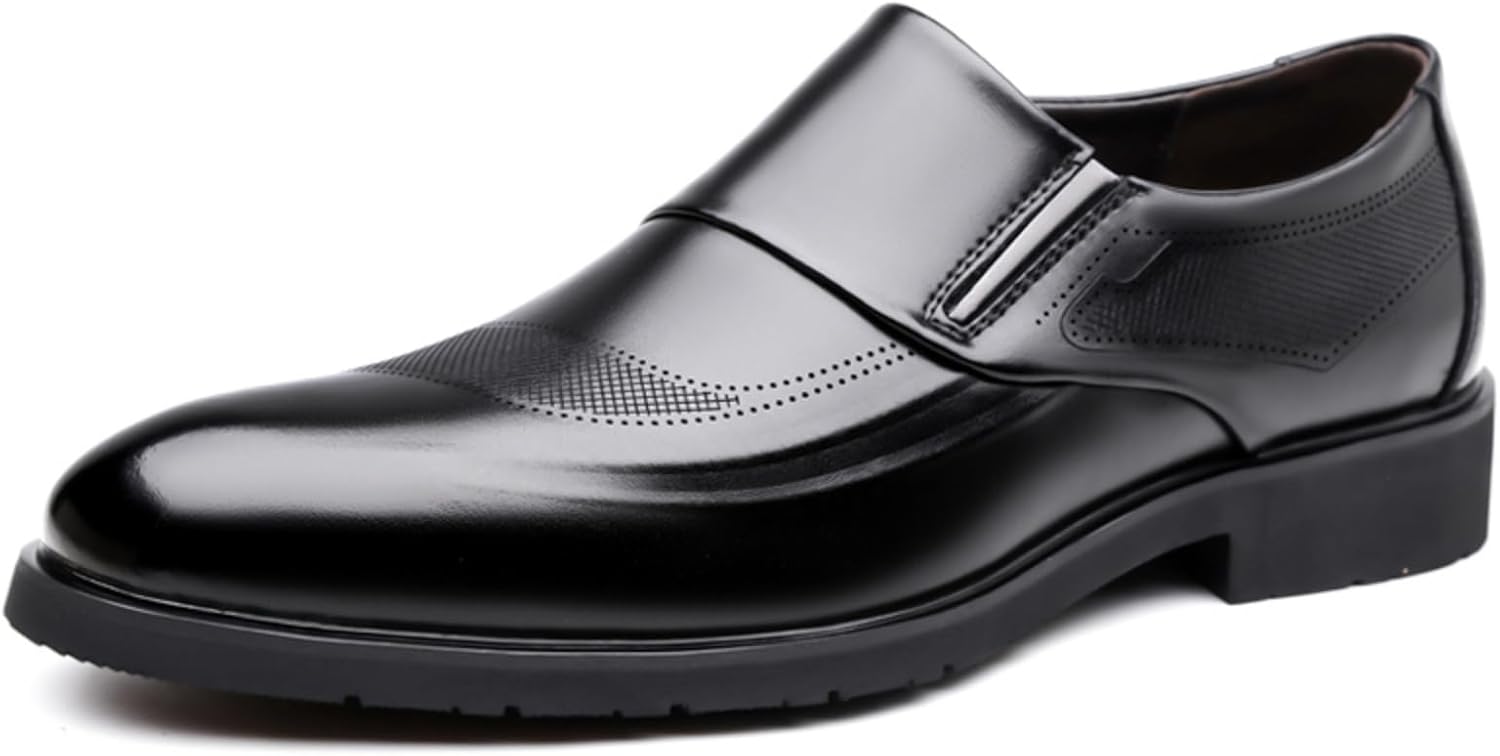 Мужские кожаные лоферы без шнурков, деловые туфли с нескользящей резиновой подошвой, дышащий перфорированный дизайн, удобные для официальной и повседневной носки (черный/коричневый) Kelibasi
Мужские кожаные лоферы без шнурков, деловые туфли с нескользящей резиновой подошвой, дышащий перфорированный дизайн, удобные для официальной и повседневной носки (черный/коричневый) Kelibasi