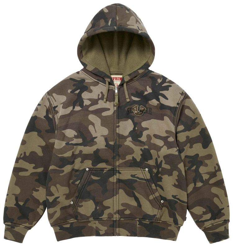 Толстовка Supreme x True Religion на молнии с капюшоном, коричневый
Толстовка Supreme x True Religion на молнии с капюшоном, коричневый