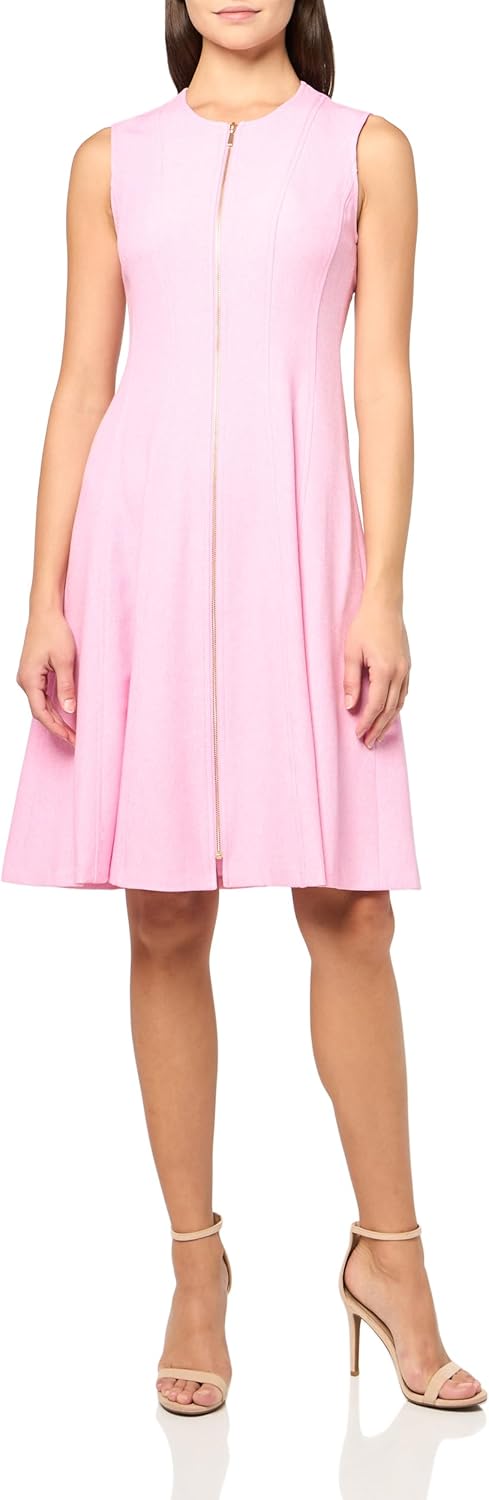 Женское платье-трапеция Calvin Klein с застежкой-молнией спереди, Azalea/Cream
Женское платье-трапеция Calvin Klein с застежкой-молнией спереди, Azalea/Cream