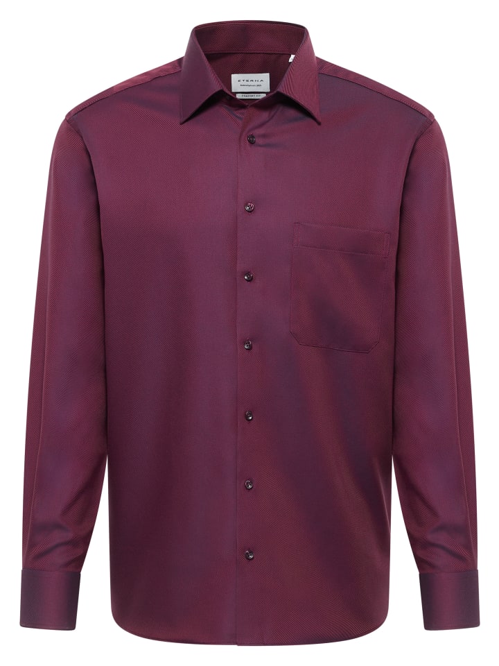 Рубашка COMFORT FIT бордового цвета Eterna
Рубашка COMFORT FIT бордового цвета Eterna
