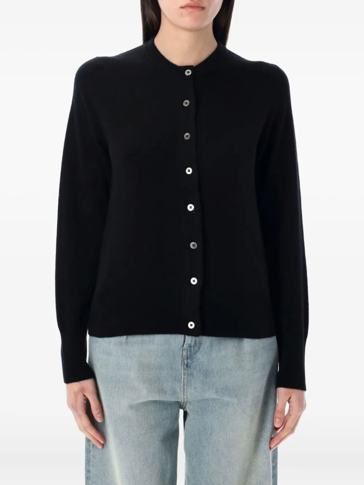 Кардиган с пуговицами спереди Rhea, черный
Кардиган с пуговицами спереди Rhea, черный