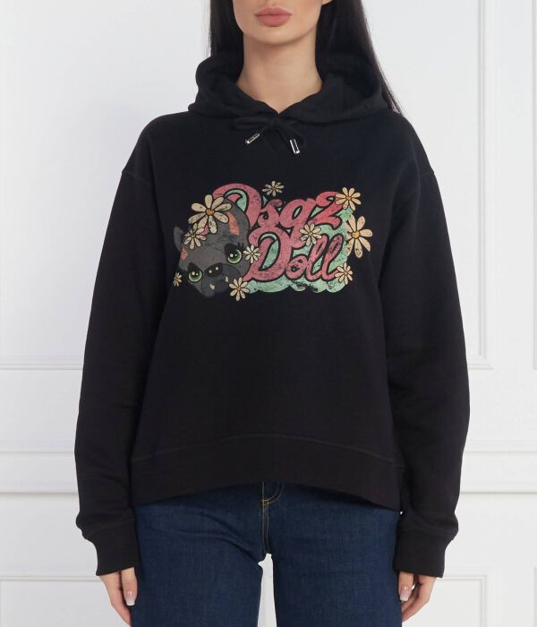 Толстовка женская Dsquared2 с рисунком, черный
Толстовка женская Dsquared2 с рисунком, черный