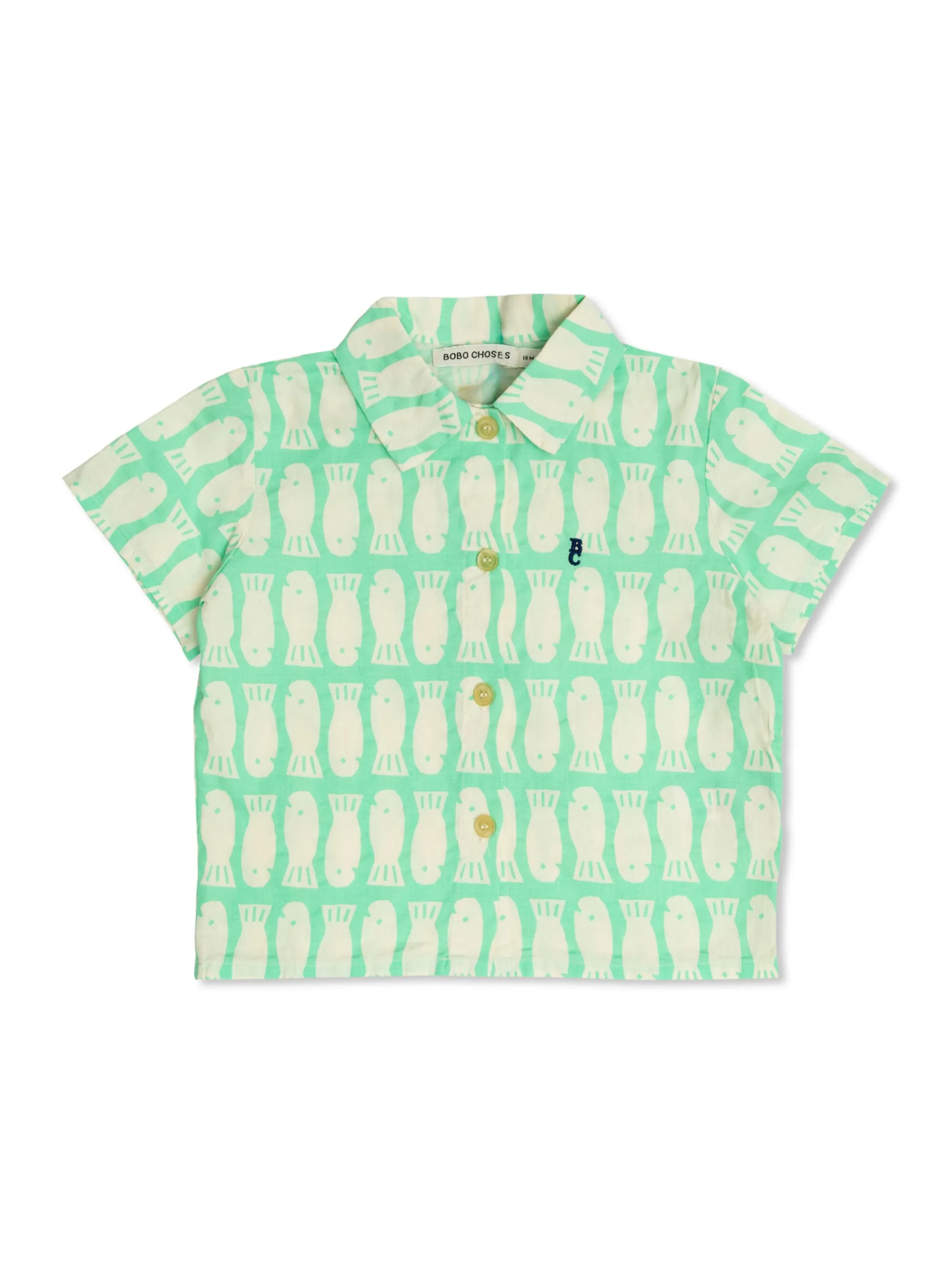 Рубашка Lucky Fish Bobo Choses, зеленый
Рубашка Lucky Fish Bobo Choses, зеленый