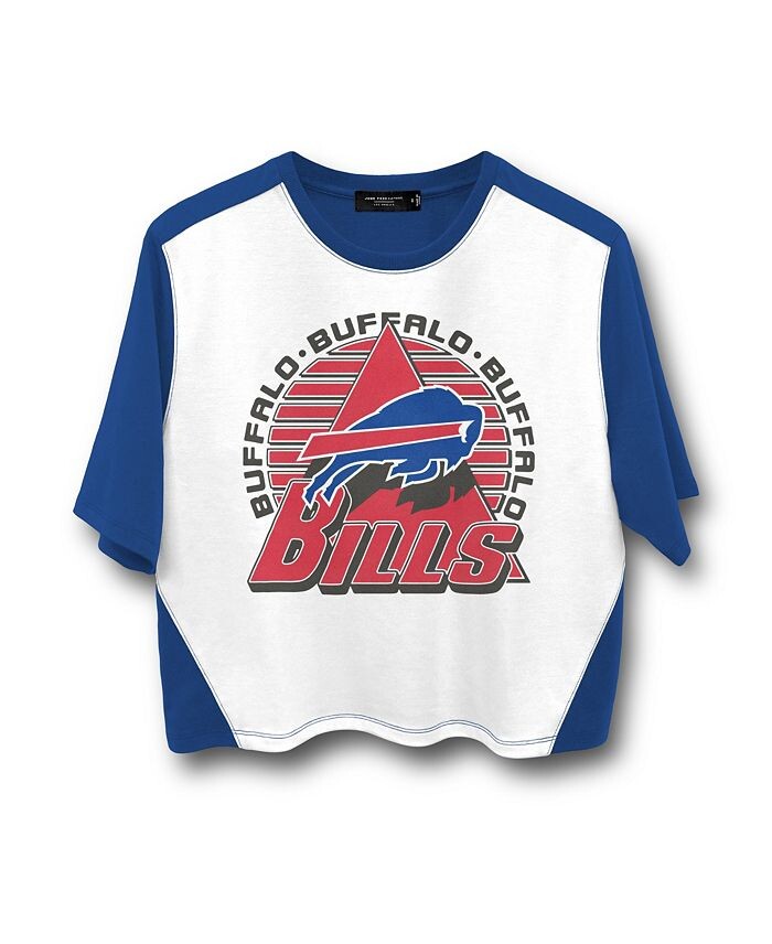 Женская укороченная футболка с цветными блоками NFL Buffalo Bills от Junk Food Clothing, белый
Женская укороченная футболка с цветными блоками NFL Buffalo Bills от Junk Food Clothing, белый