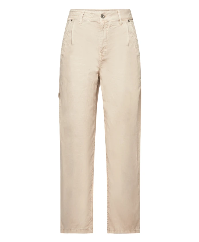 Подходят свободные хлопчатобумажные брюки. Drykorn, бежевый
Подходят свободные хлопчатобумажные брюки. Drykorn, бежевый