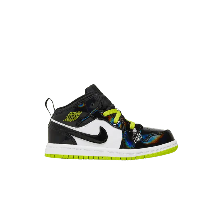 Кроссовки Air Jordan Air Jordan 1 Mid TD 'Black Cyber', черный 
Кроссовки Air Jordan Air Jordan 1 Mid TD 'Black Cyber', черный