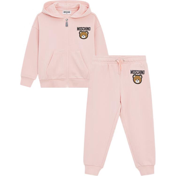 Тедди FW23 Повседневная спортивная одежда для детей 3-7 лет MOSCHINO, Розовый 
Тедди FW23 Повседневная спортивная одежда для детей 3-7 лет MOSCHINO, Розовый