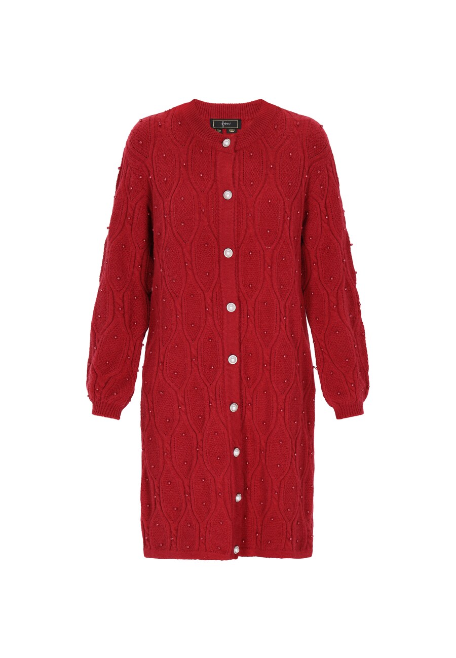 Вязаный кардиган faina, бургундия
Вязаный кардиган faina, бургундия