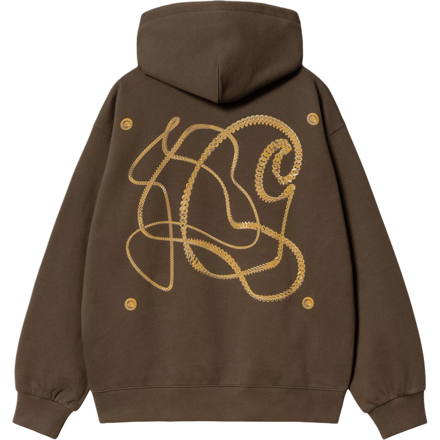 Толстовка с капюшоном на шнурке charm link Carhartt WIP, коричневый
Толстовка с капюшоном на шнурке charm link Carhartt WIP, коричневый